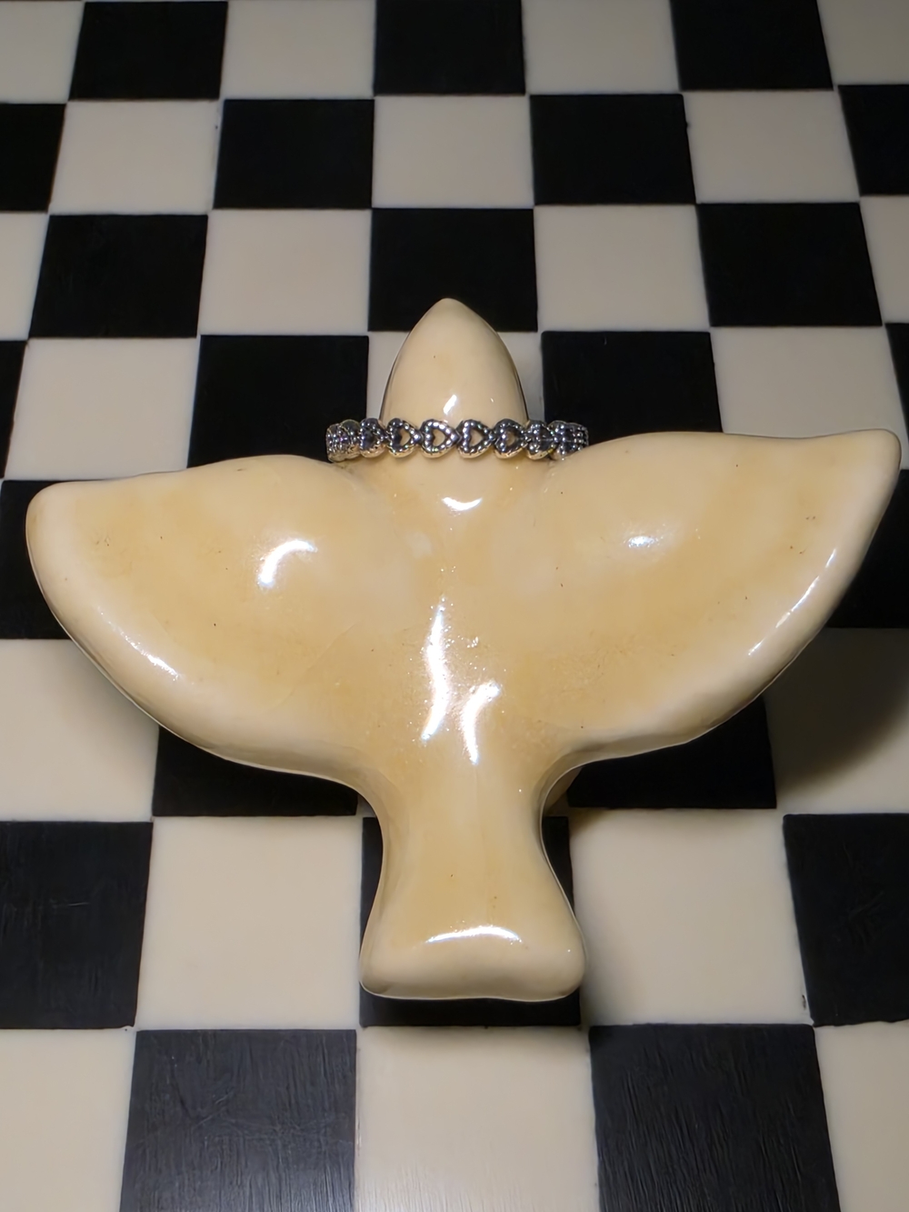 Sterling Silver Tiny Hearts Stackable Band Ring